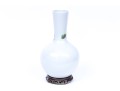Decorative Chinese Famille Verte Palette Porcelain Bottle Vase