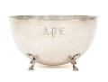 Antique Sterling Silver Footed Bowl, 9.060 Troy Ozs.