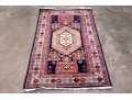 Hand-knotted Caucasian Karagashli Wool Accent Carpet, 5'-3 1/2