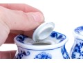Meissen Blue And White Porcelain Inkwell