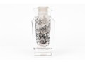 Chinese Cased Glass Jar In A Plexiglass Mount