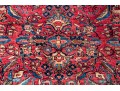 Hand-Knotted Wool Sarouk Carpet, 6'-6 1/2