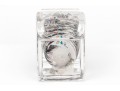 Chinese Cased Glass Jar In A Plexiglass Mount