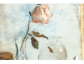 Paint Embellished Giclee On Canvas, Still Life With Rose