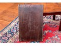 Antique Carved Walnut Tray Top Side Table
