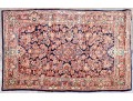 Hand-Knotted Persian Sarouk Wool Carpet, 7' X 4'-4