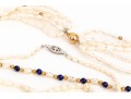 Collection Of Assorted Beaded Rice Style Cultured Freshwater Pearl Necklaces