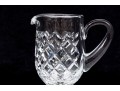 Waterford Cut Crystal Decanter With Stopper And Footed Pitcher