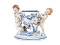 Continental Hand-painted Ceramic Jardiniere