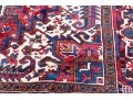 Hand-Knotted Heriz Wool Carpet, 6'-7 1/2