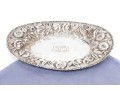 Sterling Silver Repousse Bread Plate, 8.645 Ozt. 