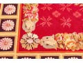 Needlepoint Wool Carpet, 9'-10 1/2