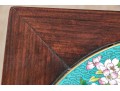 Chinese Wood Stand With Champleve Inset Top