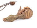 Japanese Inro And Mesoamerican Carved Pipe