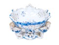 Continental Porcelain Pierced Footed Compote Bowl
