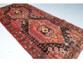 Hand-knotted Wool Persian Runner, 4'-5 1/2