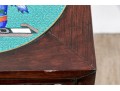 Chinese Wood Stand With Champleve Inset Top