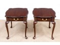 Pair Of Harden Georgian Style Cherry End Tables