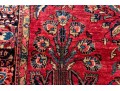Hand-Knotted Wool Sarouk Carpet, 6'-6 1/2