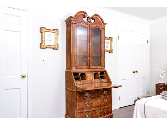 Stunning Illuminated Secretary Bow Front Chest