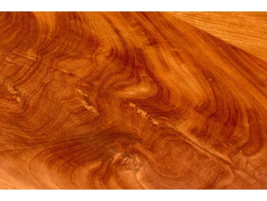 Stunning Mahogany Pedestal Flip Top Atrium Table