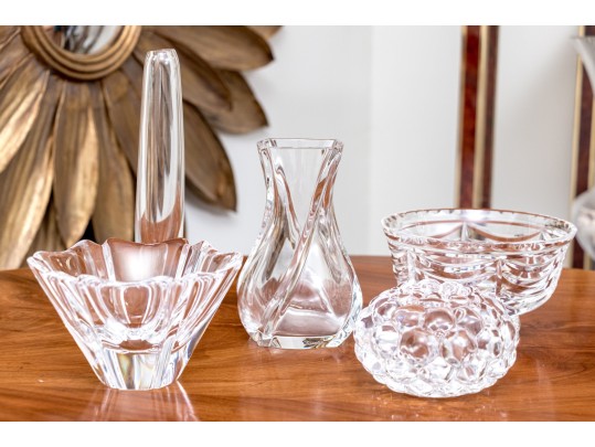 Collection Of Crystal Including Tiffany & Co, Baccarat, And Orrefors