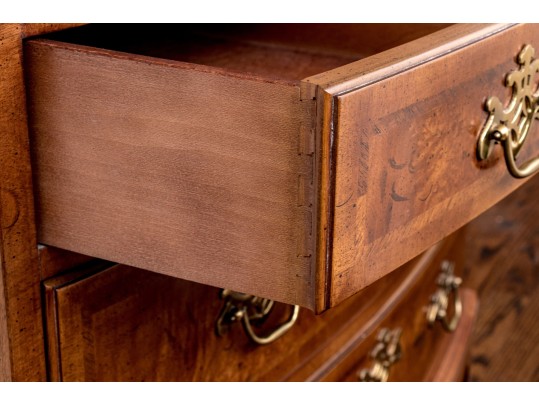 Stunning Illuminated Secretary Bow Front Chest