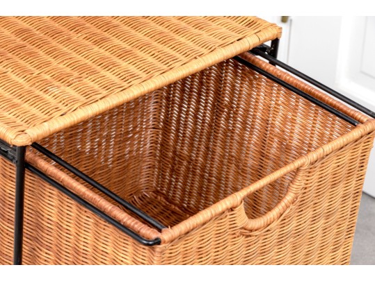 Collection Of Woven Wicker Storage