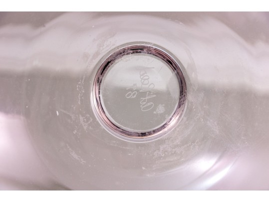 Highly Decorative Lot Of Five Glass Table Top Items