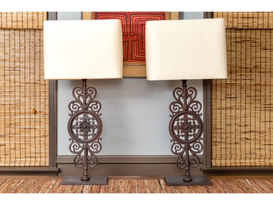 Pair Of Restoration Hardware 