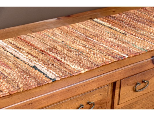 Lane Furniture Pine Two Tiered Console Table