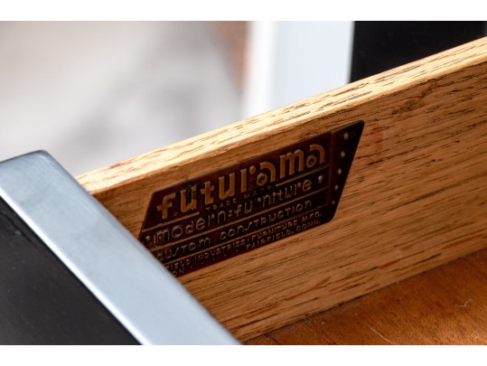 Futurama CT Mid-Century Modern Chest Of Drawers With Mirror Top