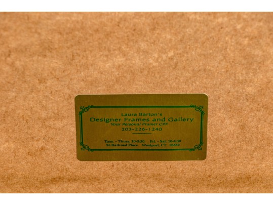 Set Of Six Burnell Signed Watercolor Paintings Of Vegetables, 2011