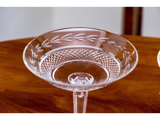 Pair Of Waterford Crystal 