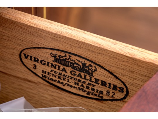 Henkel Harris Federal Style Mahogany Oxbow Sideboard