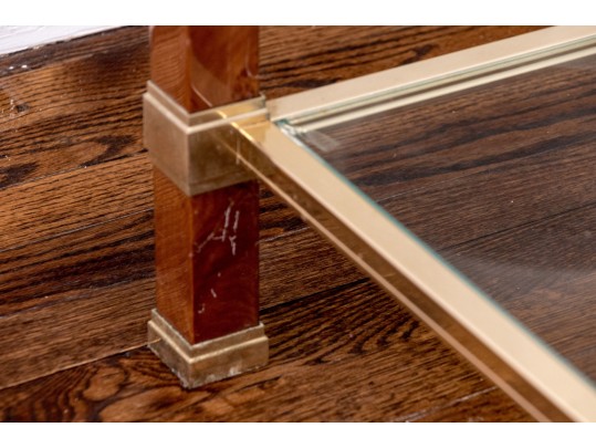 Pierre Vandel Paris Chic Glass Top Console Table