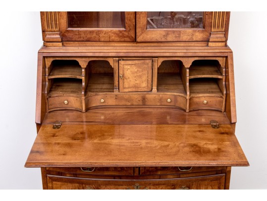 Stunning Illuminated Secretary Bow Front Chest