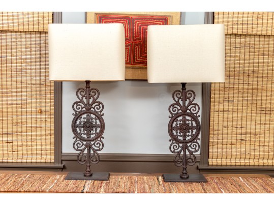 Pair Of Restoration Hardware 