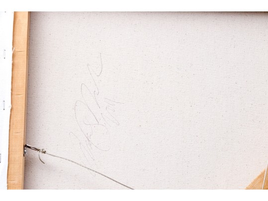 Signed Abstract Painting On Canvas, 2011, 6' X 4'