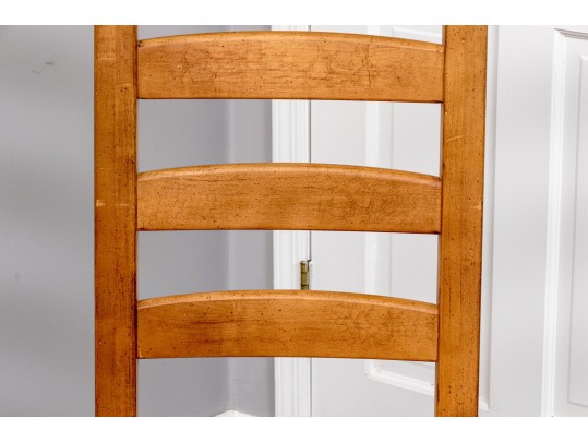 Lane Furniture Set Of Six Ladder Back Dining Chairs