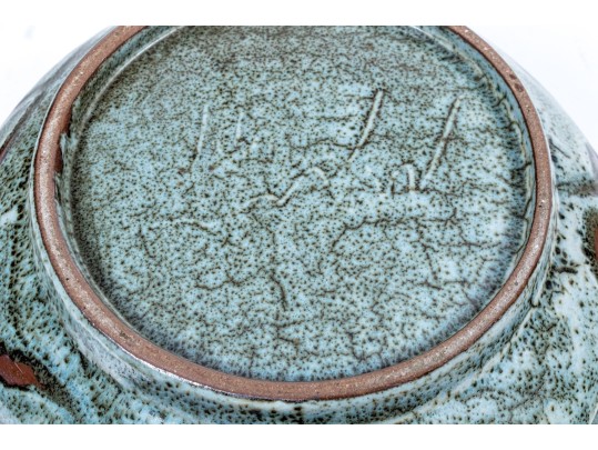 Well Potted Large Signed Studio Pottery Centerpiece Bowl