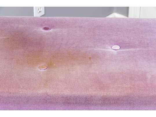 Chic Custom Upholstered Lucite Bench