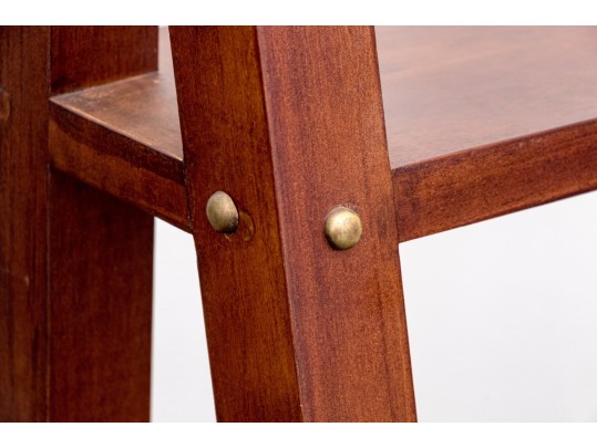 Classic Ladder Form Etagere Bookshelf