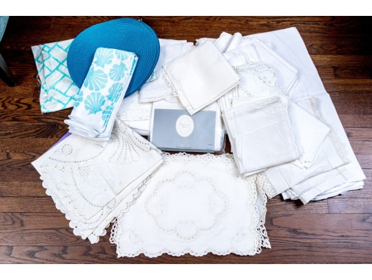 Collection Of High Quality Table Linens Including Christian Dior