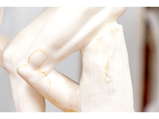 G. Ruggeri Signed Sculpture Of Discobolus Of Myron