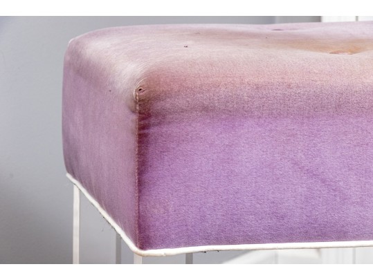 Chic Custom Upholstered Lucite Bench