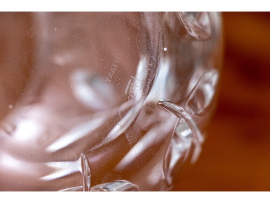 Tiffany & Co. Crystal Floral Vine Rose Bowl