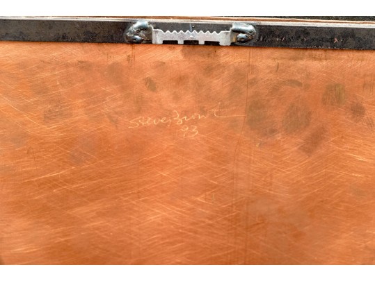 Quality Iron And Copper Framed Mirror