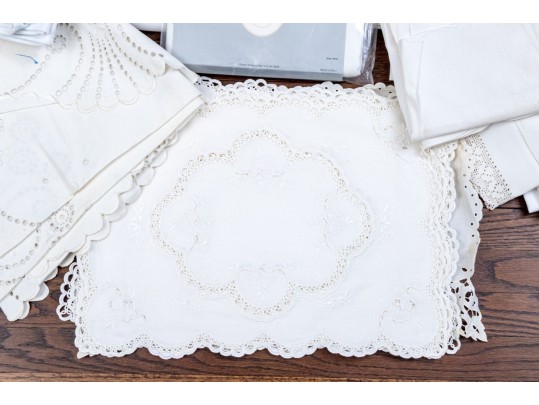 Collection Of High Quality Table Linens Including Christian Dior