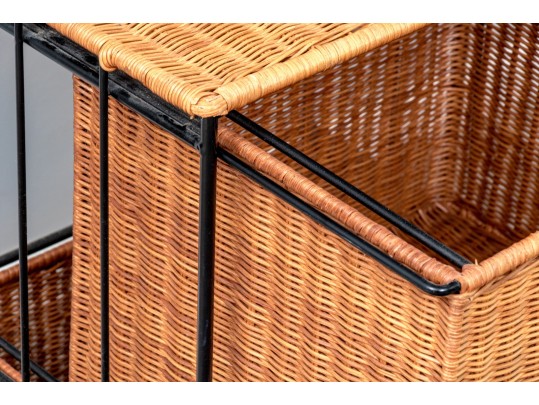 Collection Of Woven Wicker Storage